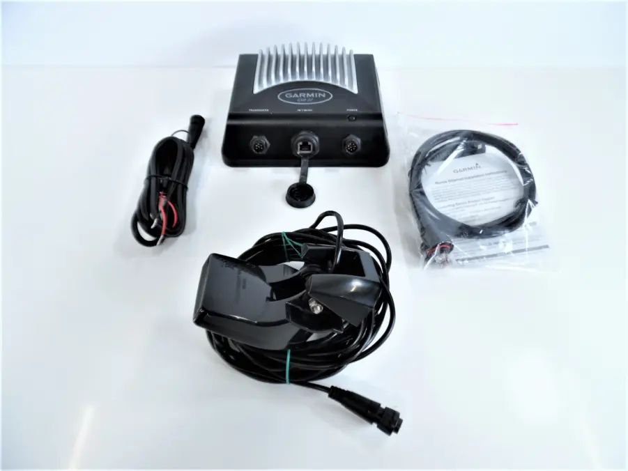 Garmin GSD22 Sounder Module AddOn w/Transducer and Cables **Tested** Max Marine Electronics