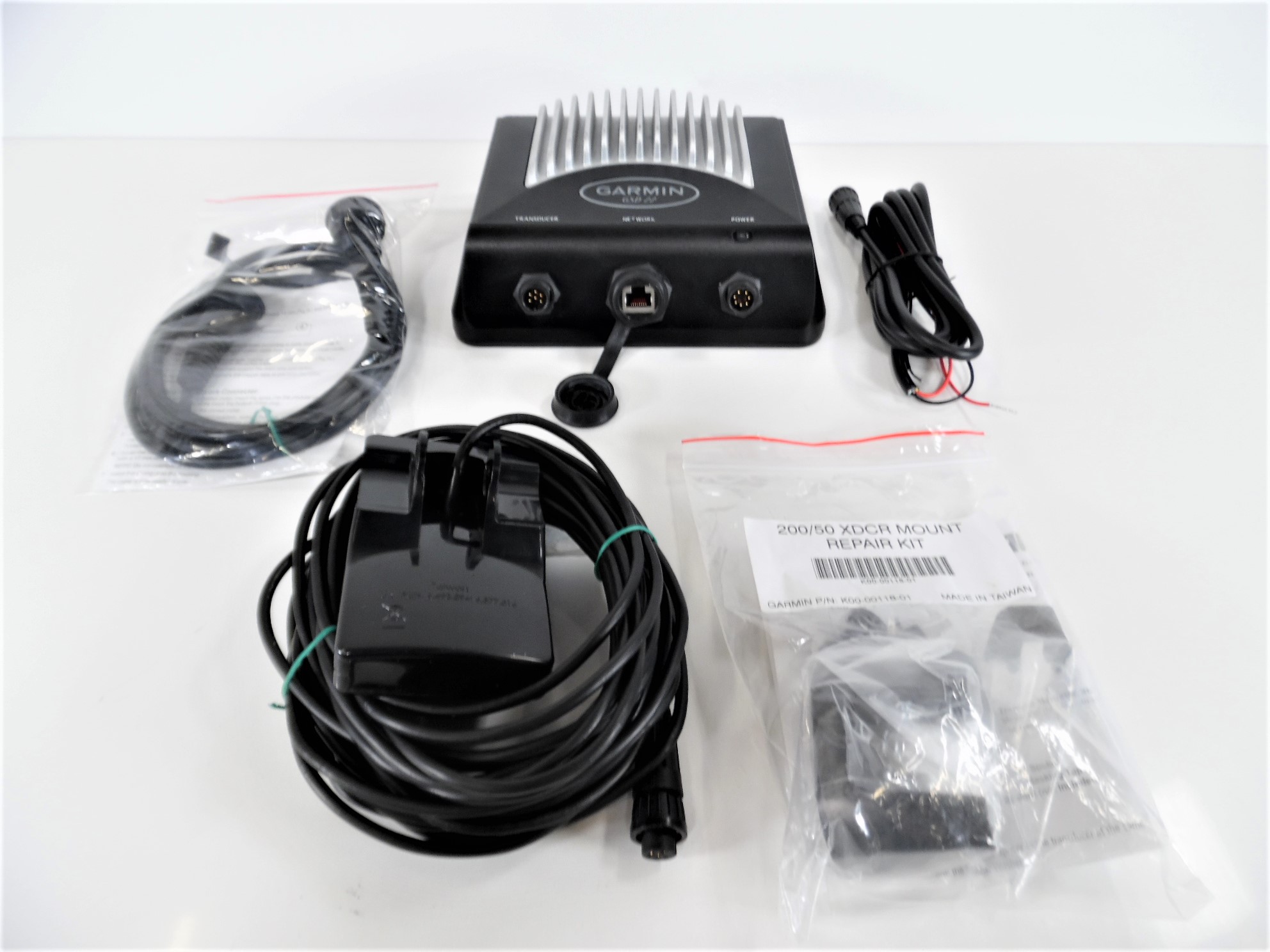 Garmin GSD22 Sounder Module AddOn w/Transducer and Cables ***Tested** Max Marine Electronics