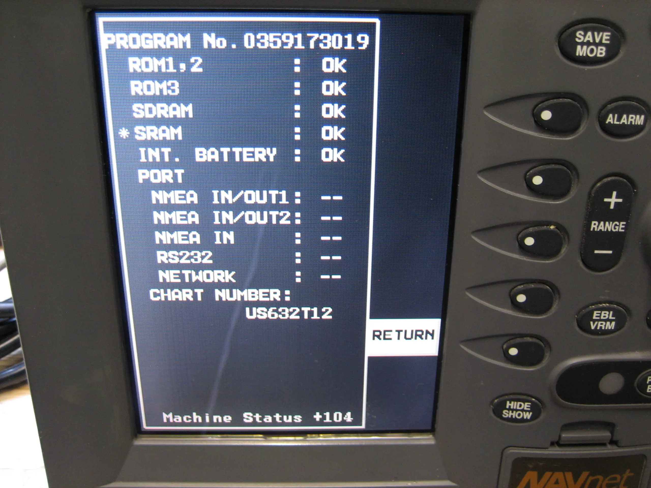 Furuno VX1 7" 1732C/NT 4KW 24" Dome Radar System FULLY TESTED