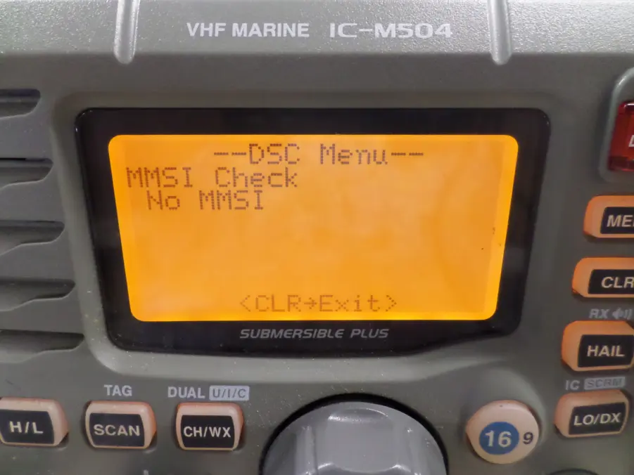 ICOM IC-M504 Marine VHF Radio with Attatched Mic - Excellent Condition - Image 5