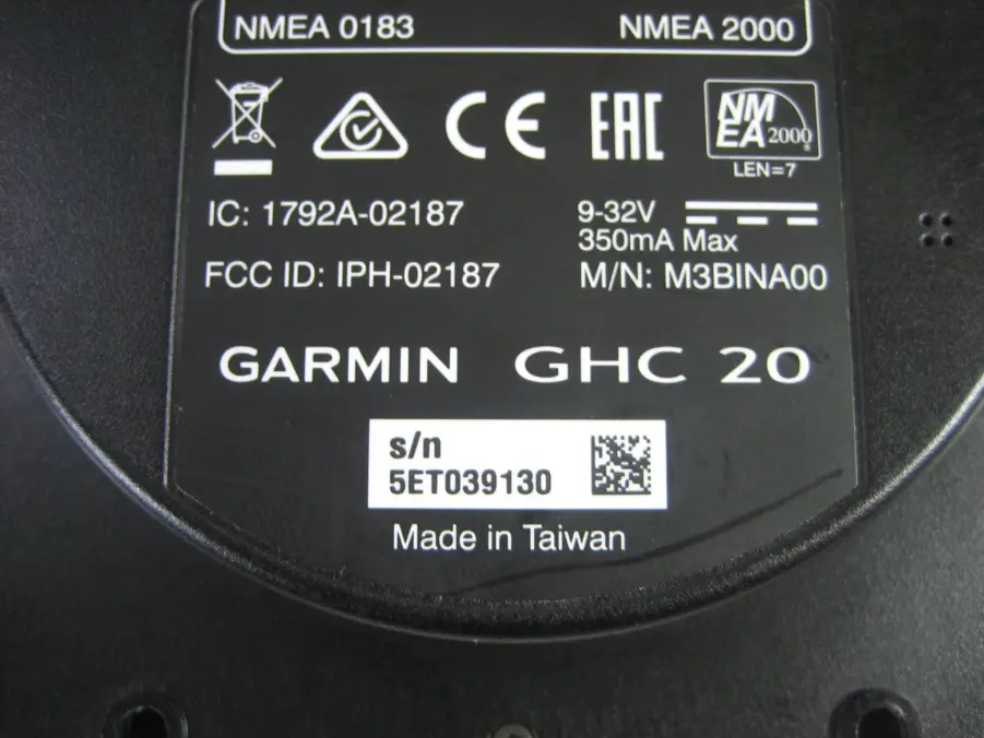 Garmin/GHC20 Autopilot Control Head/Display Unit! Max Marine Electronics