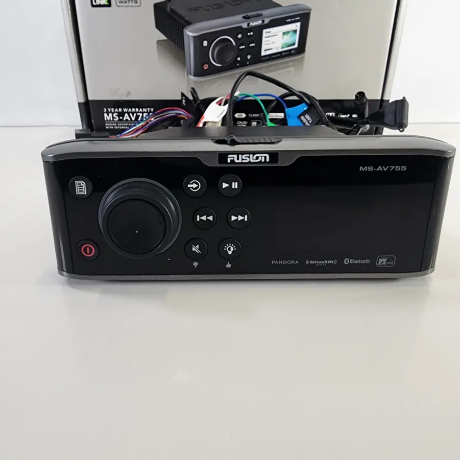 Fusion MS-AV755 AM/FM Stereo DVD/CD Player w/ FusionLink and BT - Tested/Working - Image 4