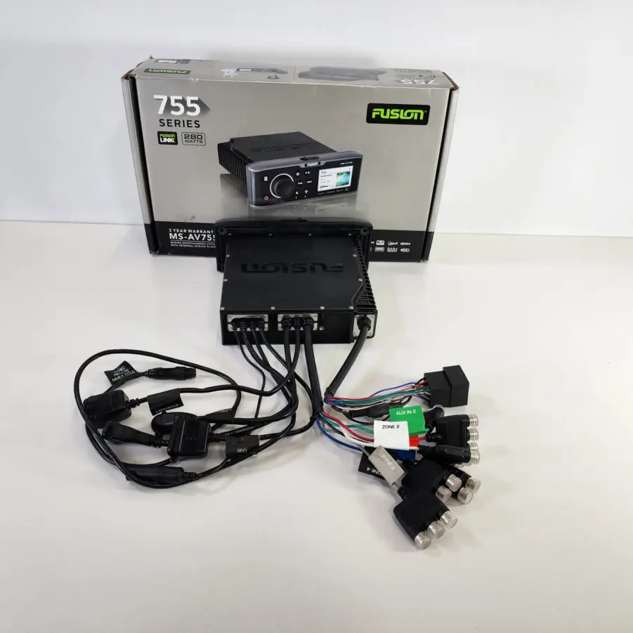 Fusion MS-AV755 AM/FM Stereo DVD/CD Player w/ FusionLink and BT - Tested/Working - Image 6