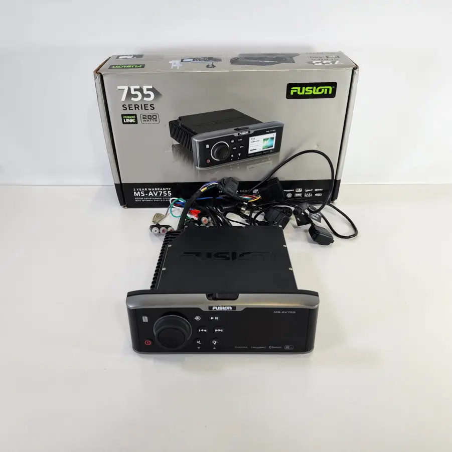 Fusion MS-AV755 AM/FM Stereo DVD/CD Player with FusionLink and BT - Working - Image 2