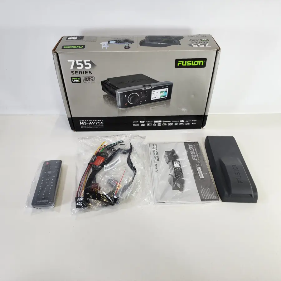 Fusion MS-AV755 AM/FM Stereo DVD/CD Player with FusionLink and BT - Working - Image 9