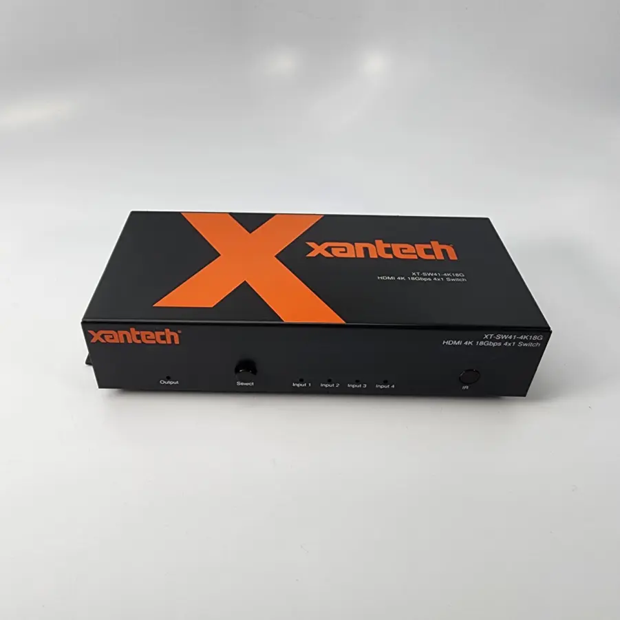 Xantech HDMI 4K 4x1 Switcher with Audio Breakout and EDID Management - XT-SW41-4K18G - Tested - Image 2