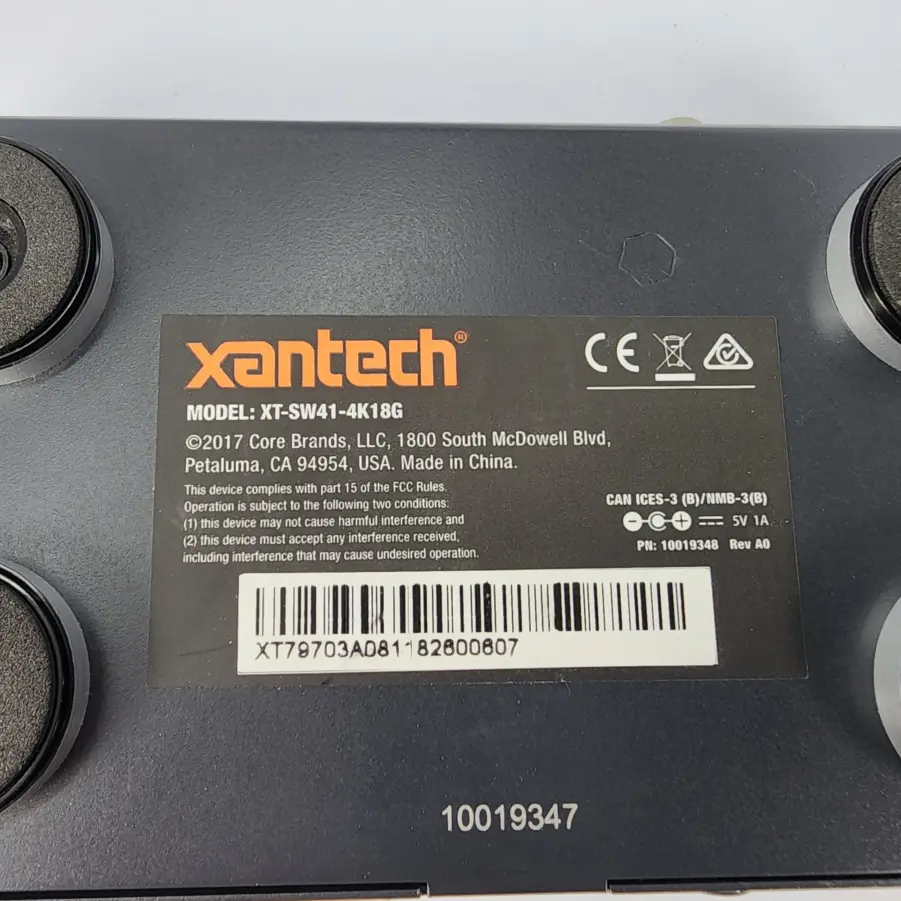 Xantech HDMI 4K 4x1 Switcher with Audio Breakout and EDID Management - XT-SW41-4K18G - Tested - Image 13