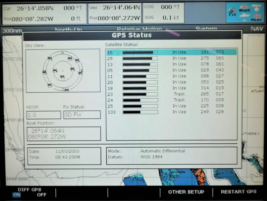 Raymarine Raystar 125 GPS Antenna w/ NEW Battery E32042 *PUCK ONLY* Tested / 90 Day Warranty