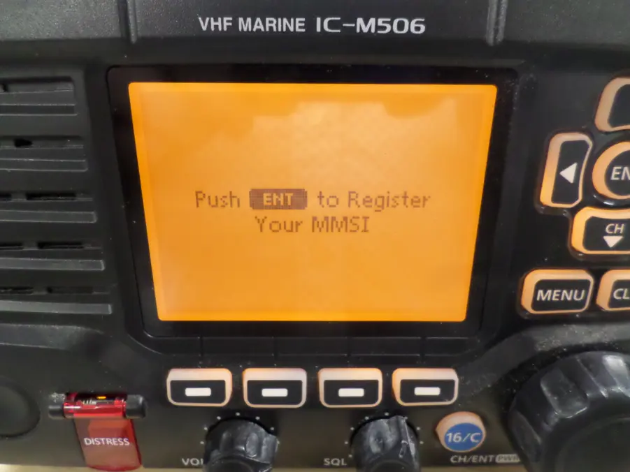 Icom IC-M506 Submersible Marine VHF Radio w/ HM-205 Fist Mic - Fully ...