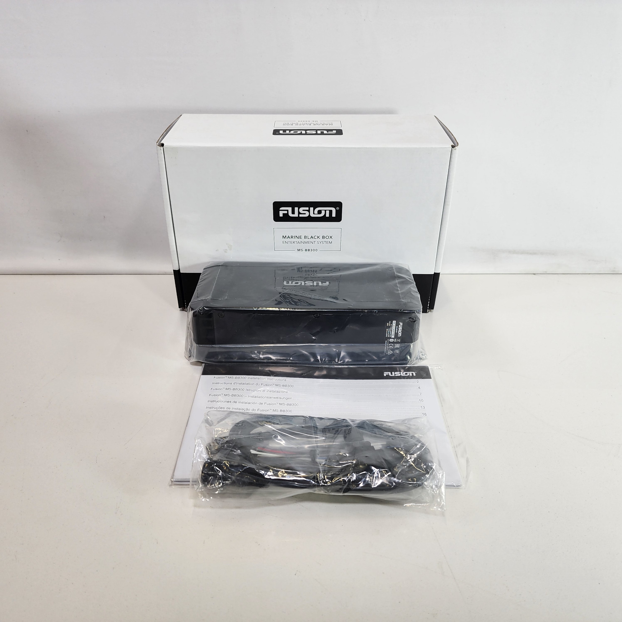 Fusion MSBB300 Black Box Marine Stereo AM/FM Radio BT/SIRIUS Ready