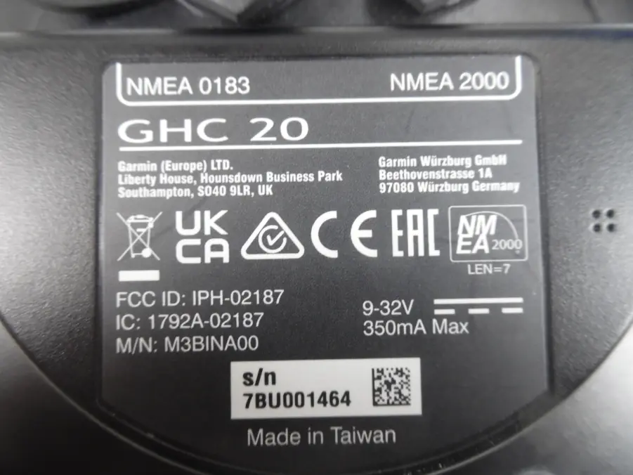 Garmin GHC 20 Marine Autopilot Control Head Display Unit - Image 5