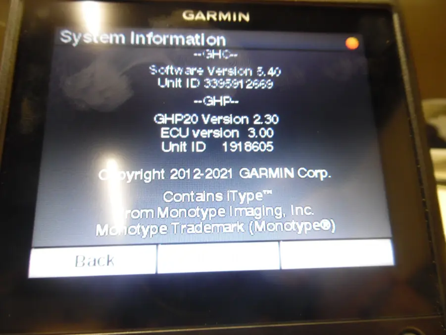 Garmin GHC 20 Marine Autopilot Control Head Display Unit - Image 6