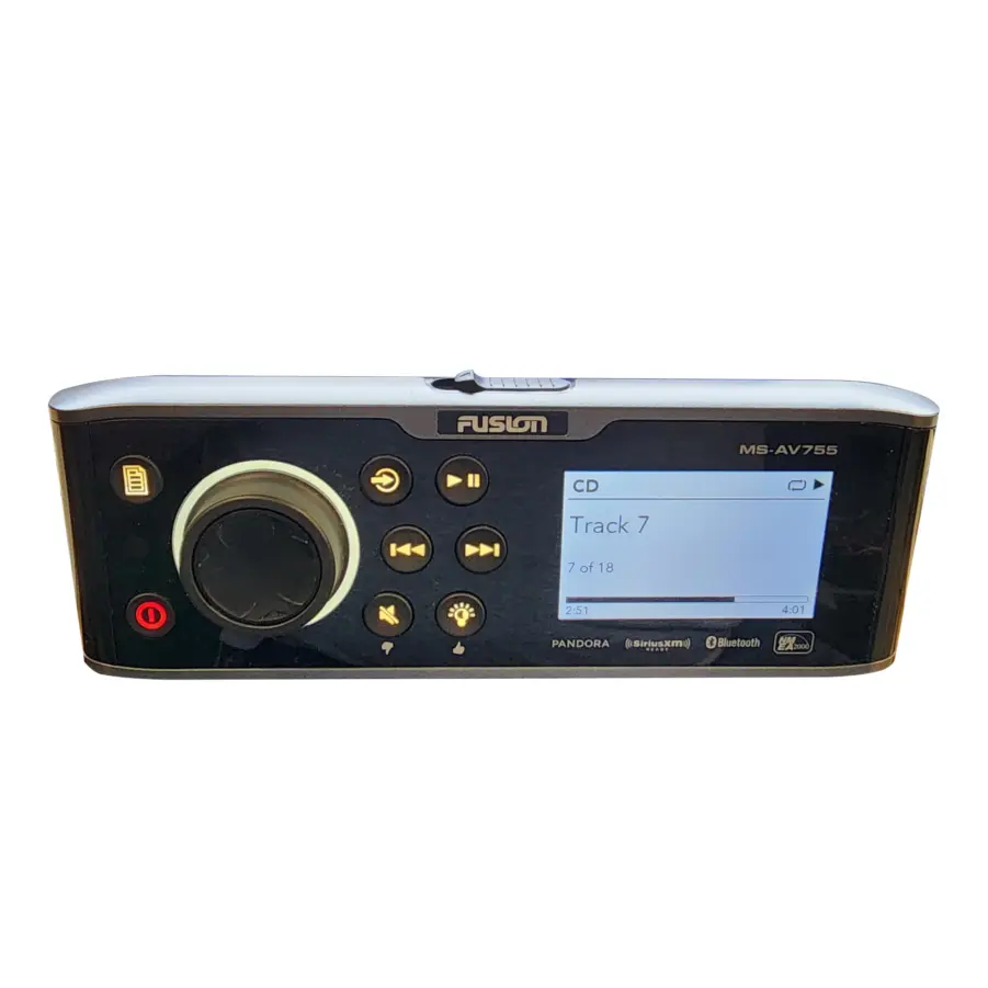 Fusion MS-AV755 AM/FM Stereo DVD/CD Player with FusionLink and Bluetooth - Tested / Working - Image 11
