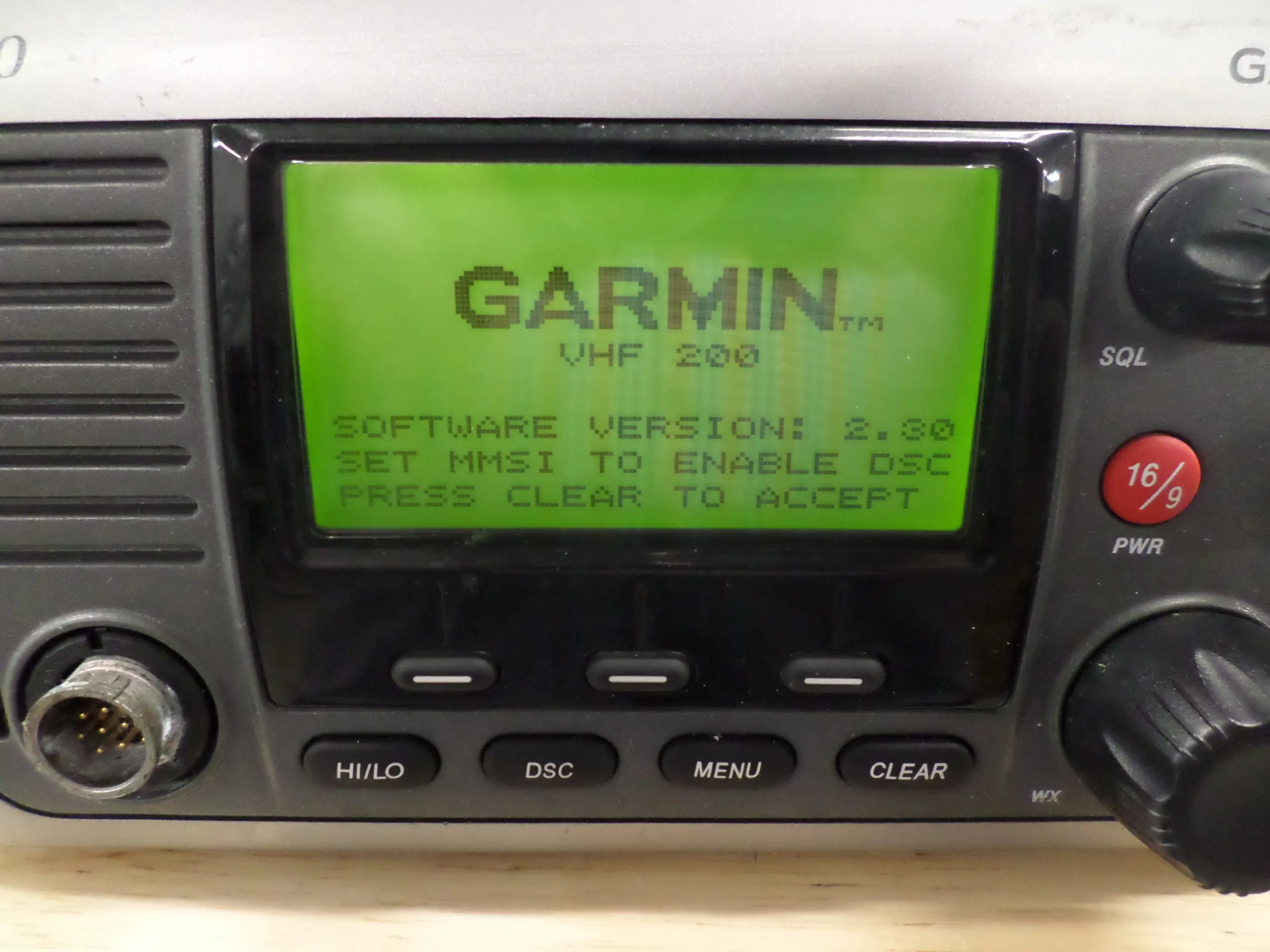 Garmin VHF 200 Marine DSC VHF Great Condition Transceiver Only