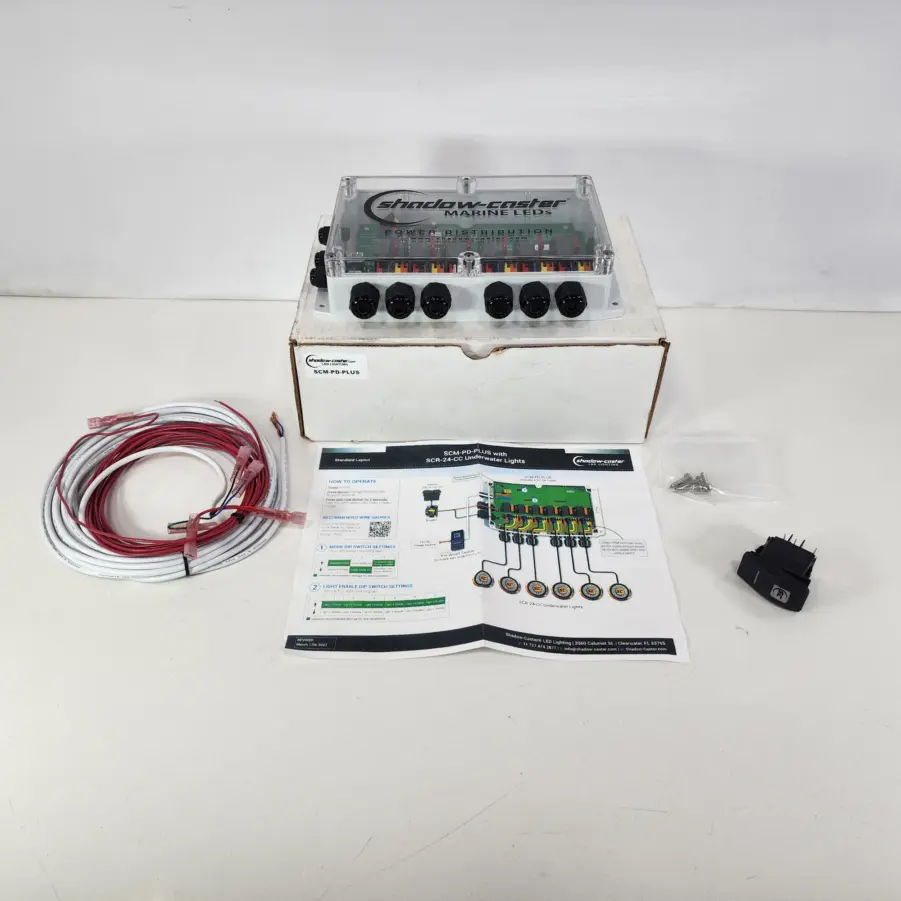 Shadow-Caster SCM-PD-PLUS Power Distribution Box with Accessories - See Description
