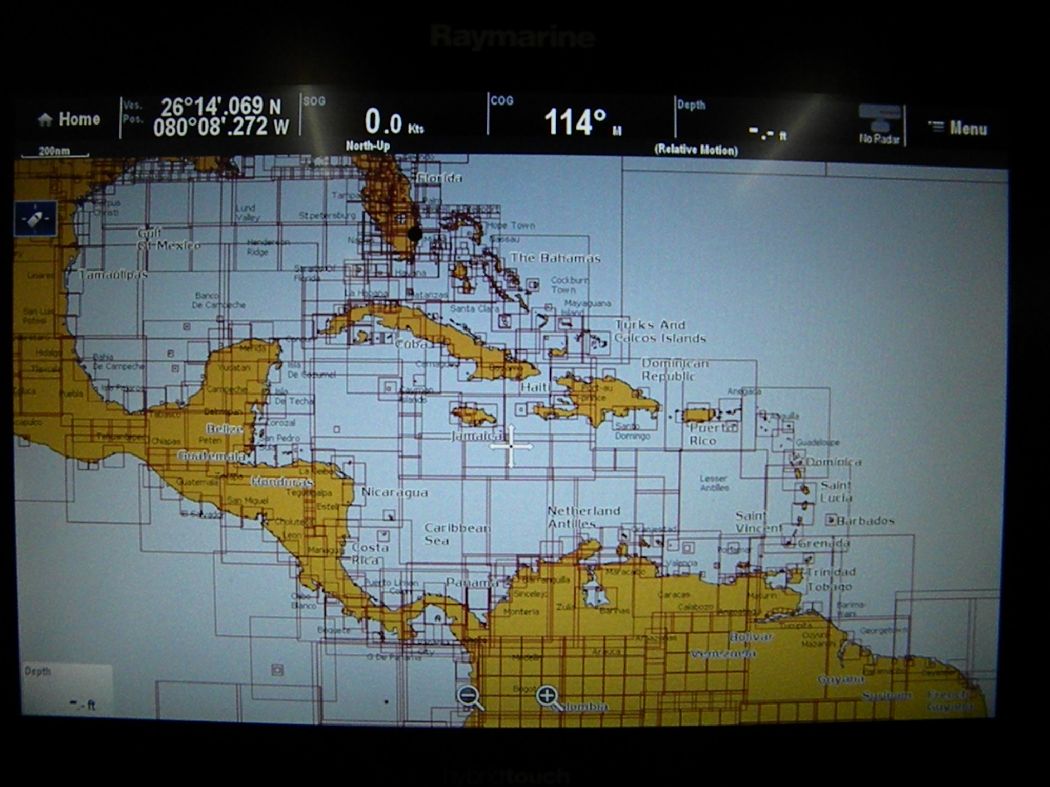 Navionics+ Caribbean & South America MicroSD Chart Card MSD/3XG-N+ 8GB ...