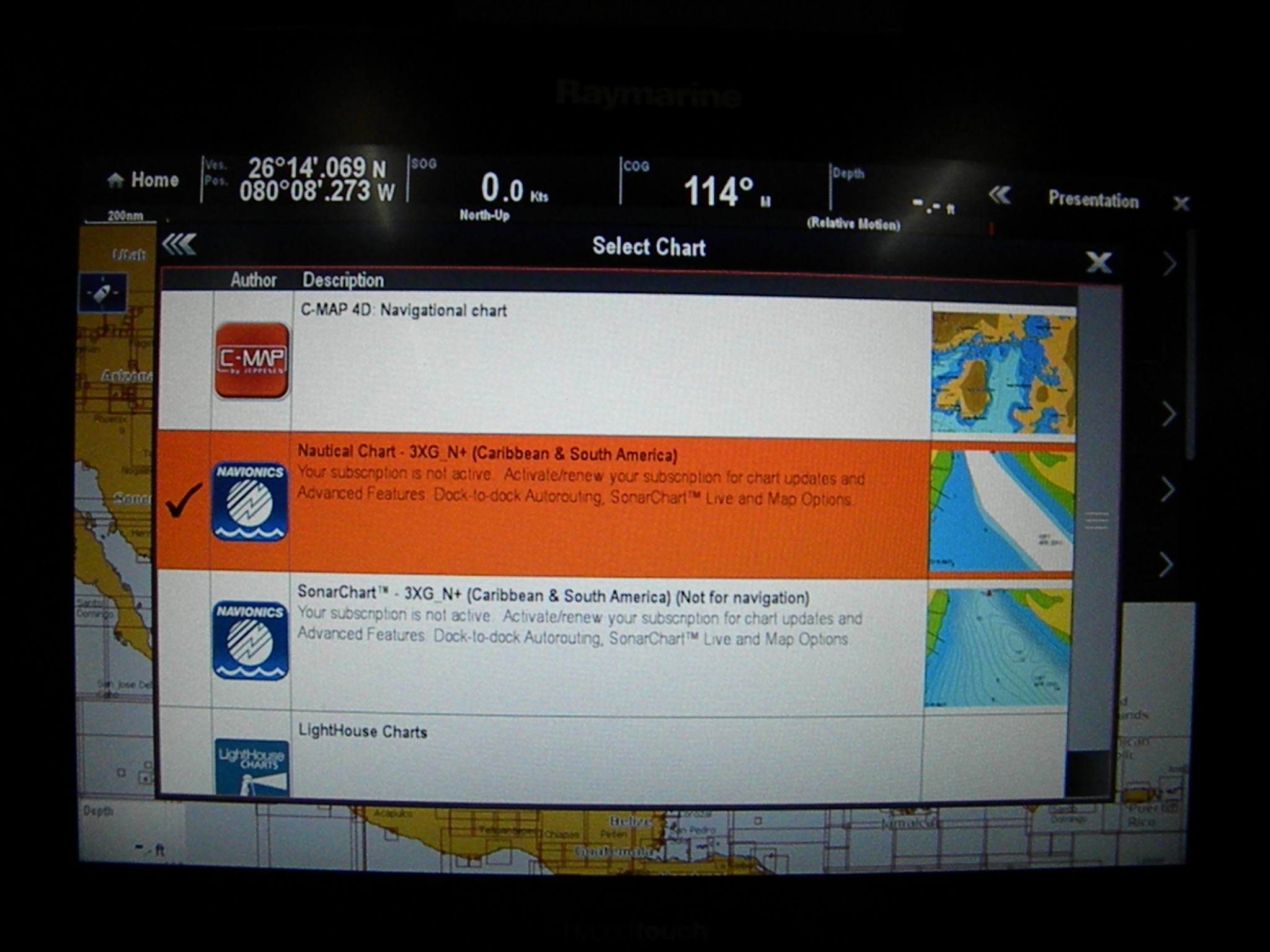 Navionics+ Caribbean & South America MicroSD Chart Card MSD/3XG-N+ 8GB ...