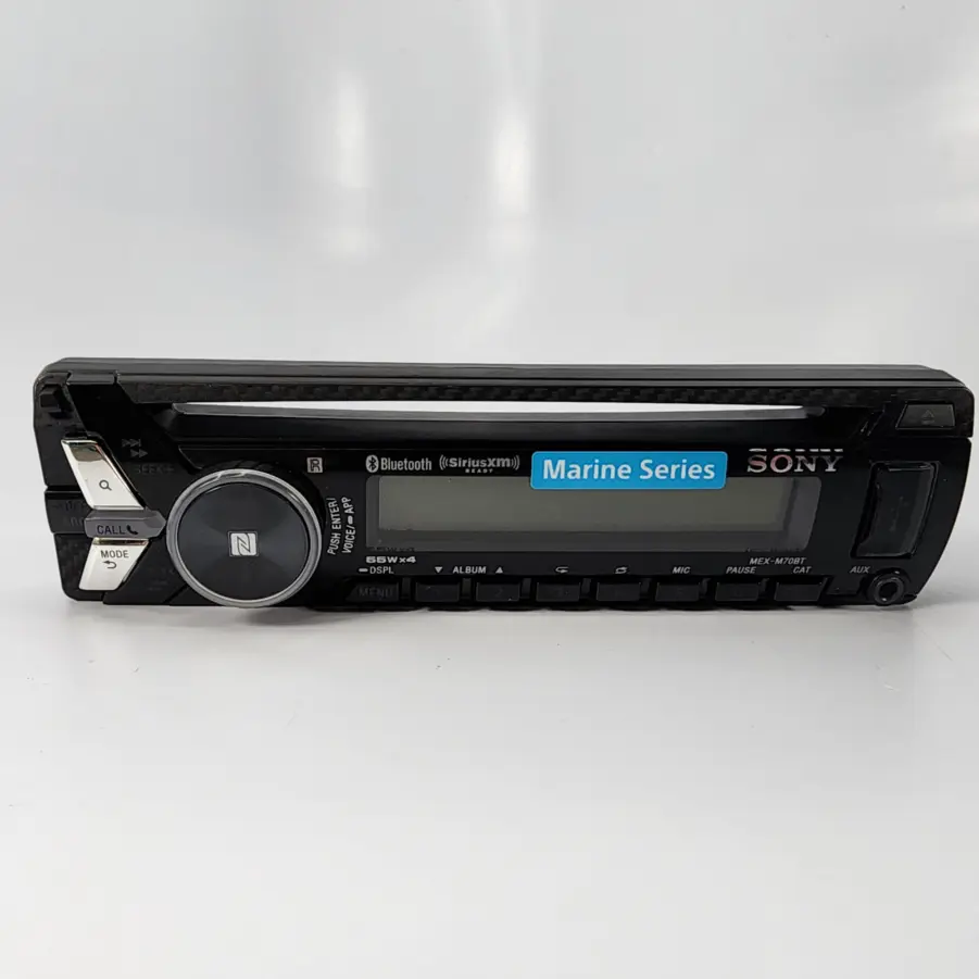 Face Plate for Sony MEXM70BT SingleDin Marine CD Receiver Used