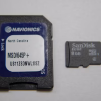 Navionics Platinum+ North Carolina SD/MicroSD Chart Card MSD/645P+ 8GB -Upd. 2018- Tested!