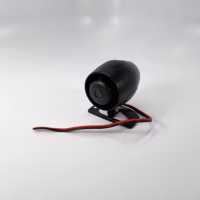 Siren Horn DC12V 20W 1-TONE - Black - Used - Tested / Working