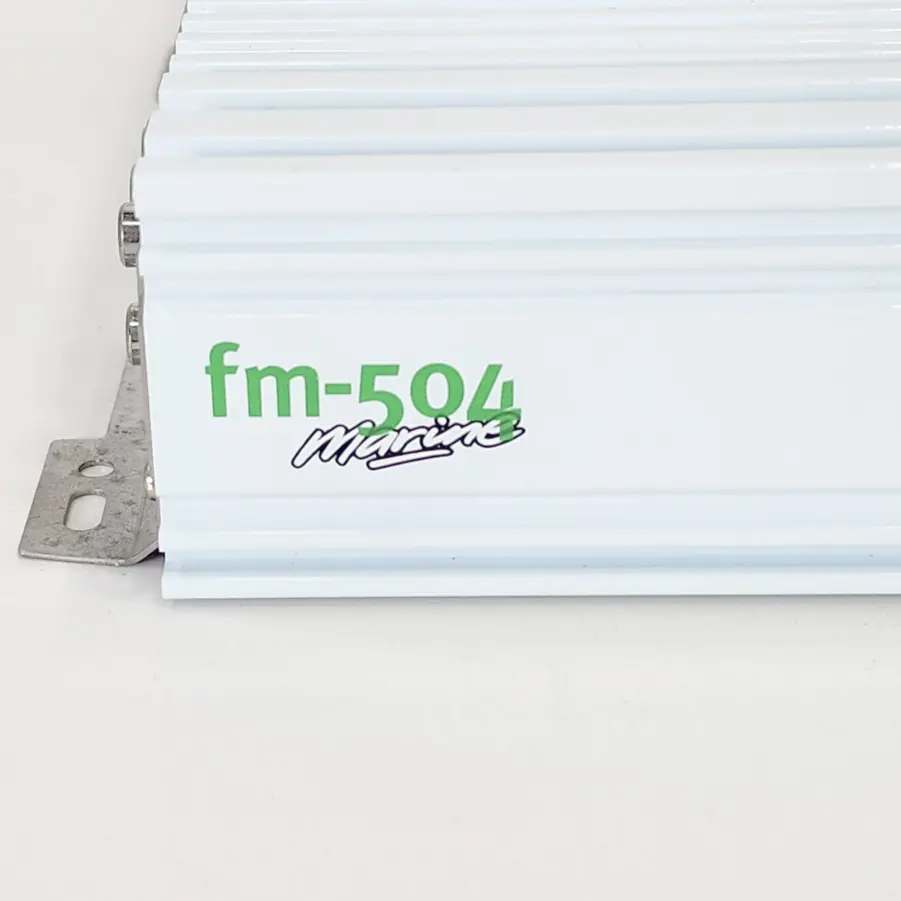 Fusion FM-504 4-Channel Marine Amplifier - 65watts RMS x 4 at 4ohms - Tested - Image 3