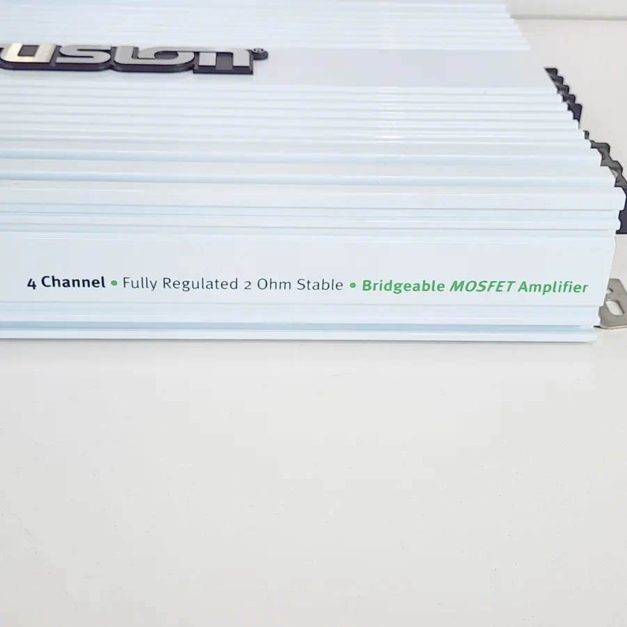 Fusion FM-504 4-Channel Marine Amplifier - 65watts RMS x 4 at 4ohms - Tested - Image 4