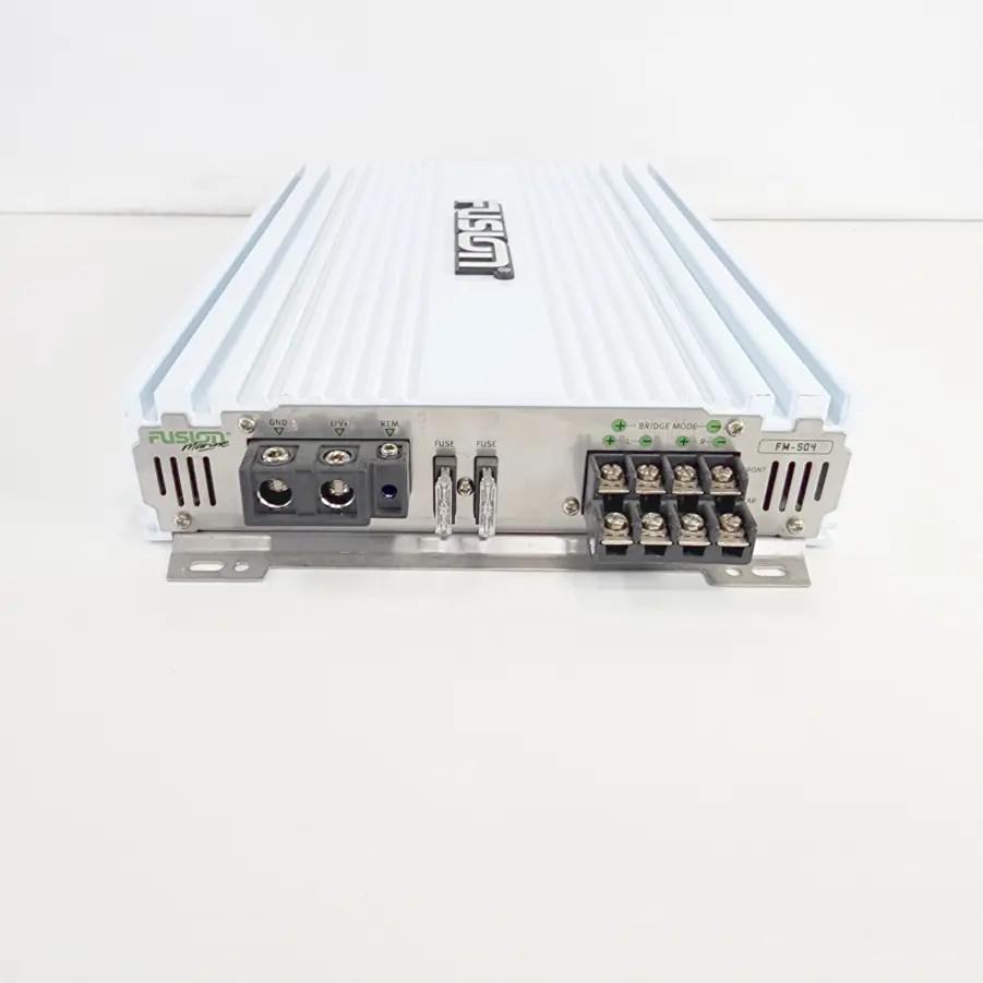 Fusion FM-504 4-Channel Marine Amplifier - 65watts RMS x 4 at 4ohms - Tested - Image 5