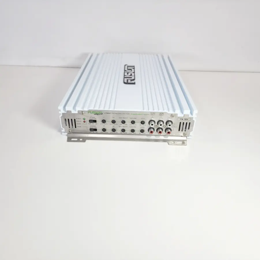 Fusion FM-504 4-Channel Marine Amplifier - 65watts RMS x 4 at 4ohms - Tested - Image 8