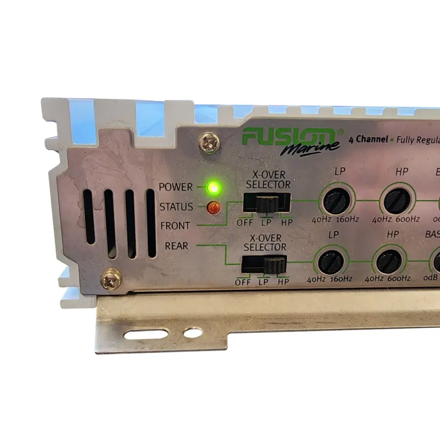 Fusion FM-504 4-Channel Marine Amplifier - 65watts RMS x 4 at 4ohms - Tested - Image 12