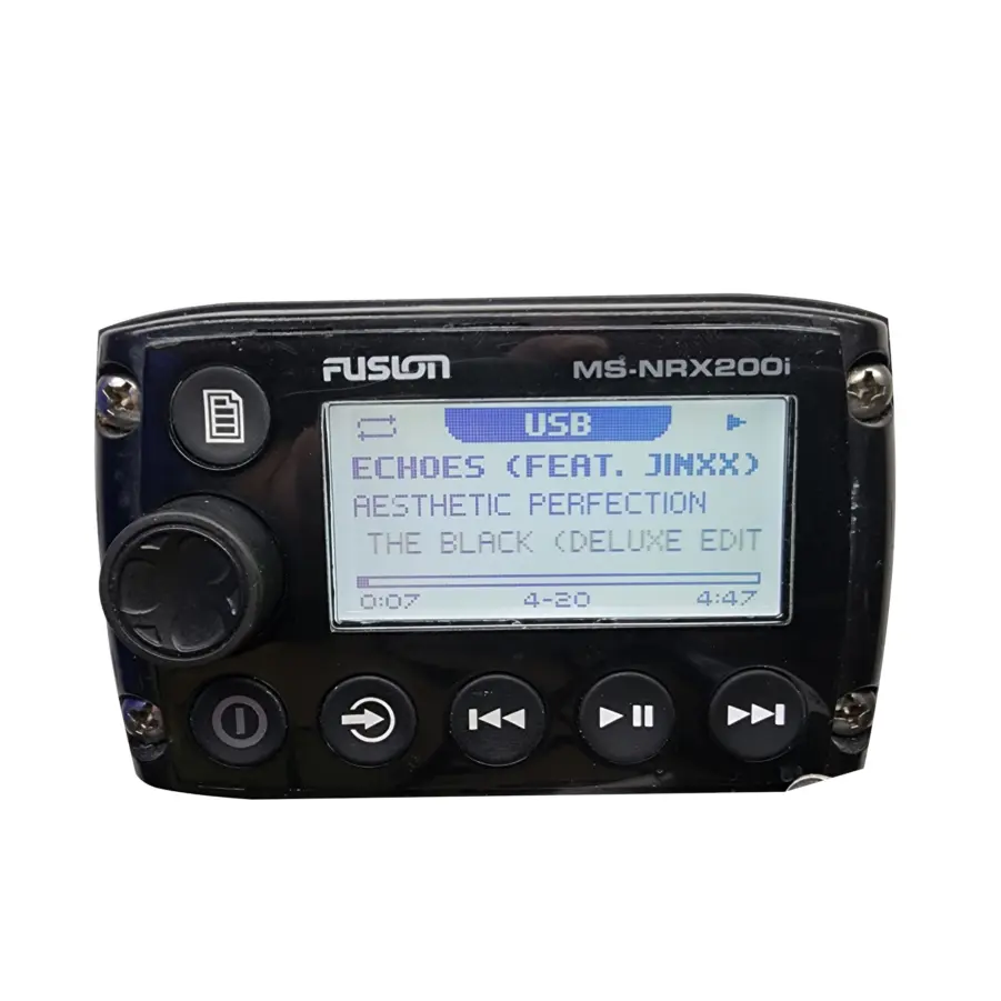 Fusion MS-BB300 Black Box Marine Stereo AM/FM Radio / Bluetooth - Tested/Working - Image 14