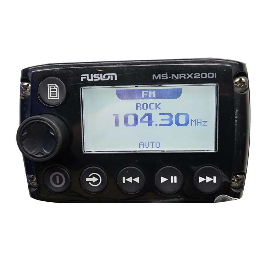 Fusion MS-BB300 Black Box Marine Stereo AM/FM Radio / Bluetooth - Tested/Working - Image 15