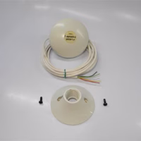 Raymarine Raystar 112LP NMEA0183 GPS Receiver Antenna w/ Pole Mount Base-E32002-Tested- 90 Day Warr.