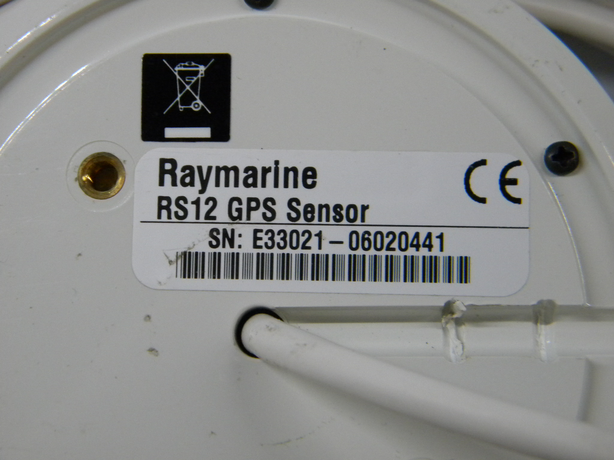 Raymarine Raystar RS12 GPS Antenna f/ASeries Classic A60 & A65 MFD’s