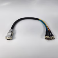 Wireworld VGAM5BF 15-pin HD Male to BNC Male MHR Cable - 17″ – New Old Stock