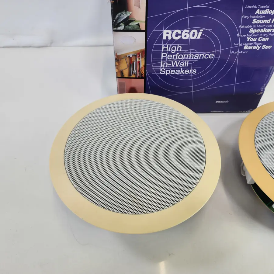 [1 Pair] Polk Audio RC60i - 6.5″ 2-way In-Ceiling Speakers - White - Used - Image 3