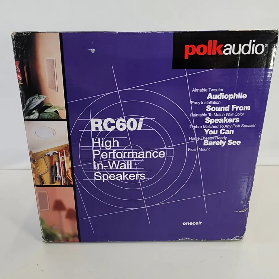 [1 Pair] Polk Audio RC60i - 6.5″ 2-way In-Ceiling Speakers - White - Used - Image 15