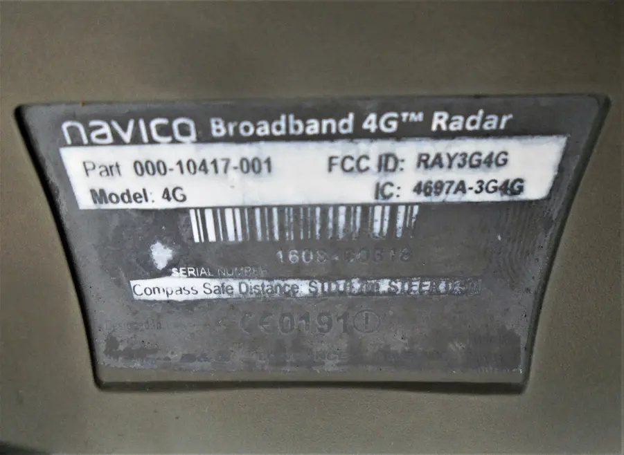 Simrad/Lowrance/Navico/B&G Broadband 4G Radar Dome W Cables & RI10 (Good Cond) - Image 12