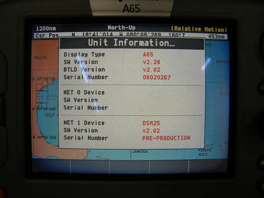 Raymarine A65 Classic 6.5" Dual Function Display Only - Tested & Updated - 90 Day Warranty!! - Image 11