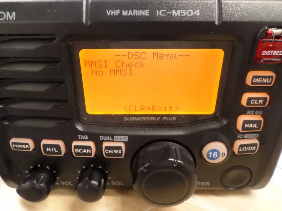 ICOM IC-M504 Marine VHF Radio - No Front Mic Port - Fully Tested - Image 5