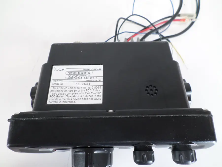ICOM IC-M504 Marine VHF Radio - No Front Mic Port - Fully Tested - Image 6