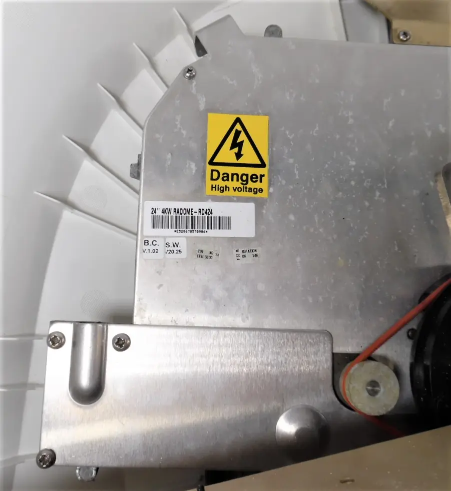 Raymarine RD424 4KW 24" Analog Radar Dome w/ 15m Cable - E52067 Replaces M92652/S - Great Condition! - Image 7