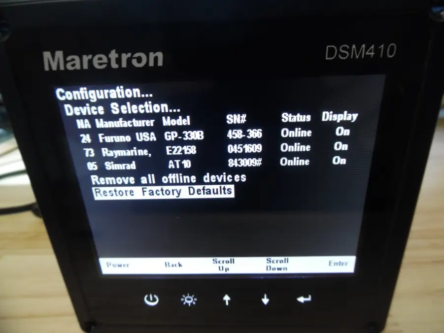 Maretron DSM410 High Bright Color Display 4.1" NMEA2000 Instrument - Image 6