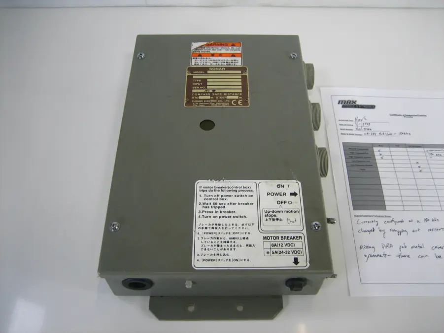 Furuno CH-254 006-564-470-00 Up/Down Control Box 150khz for CH-250 ...