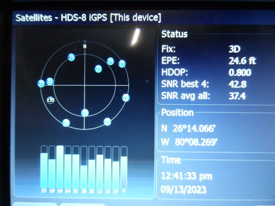 Lowrance HDS8 Gen1 8″ GPS Chartplotter Fishfinder – BENCH TESTED - Image 5