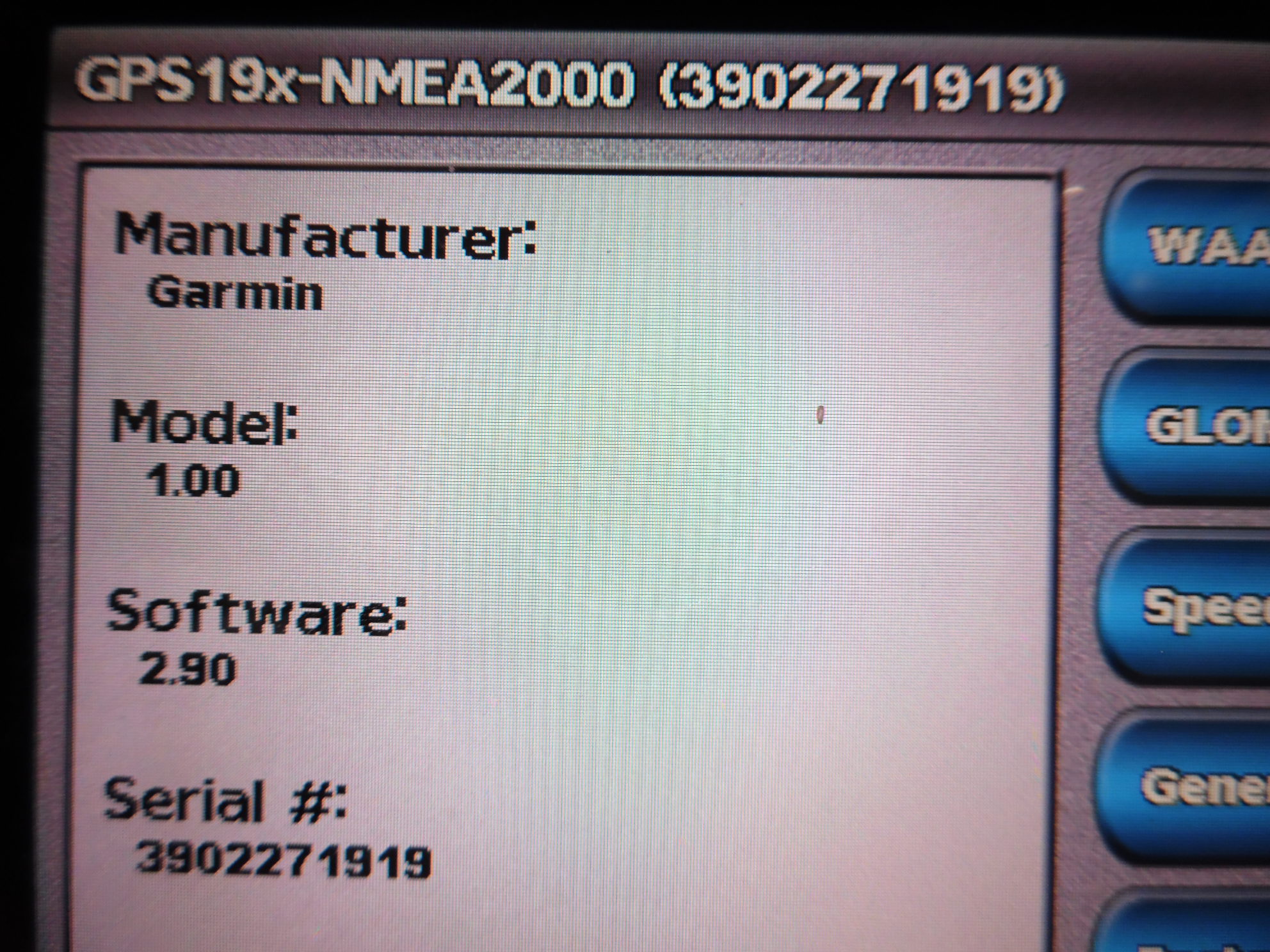 Garmin GPS-19X NMEA2000 GPS Antenna -TESTED Good- W /9.7 M Drop Cable ...