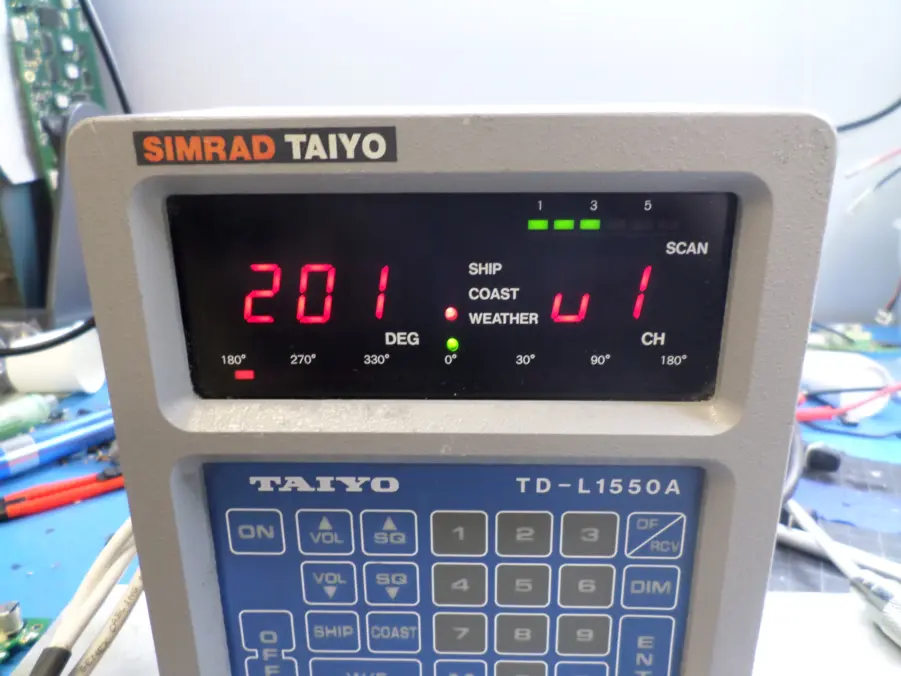 Simrad Taiyo TD-L1550A Complete VHF Automatic Digital Direction Finder System - Image 7