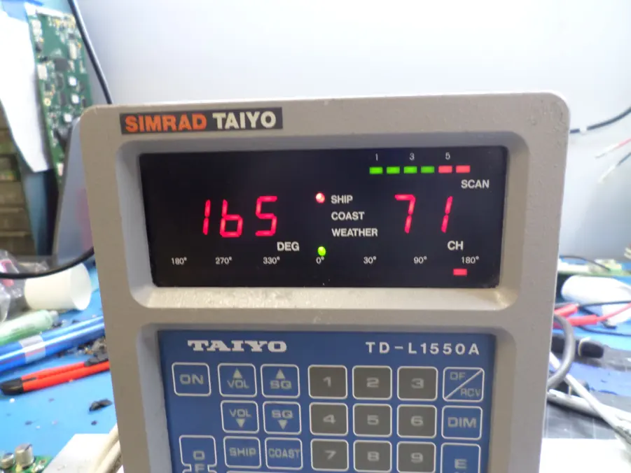 Simrad Taiyo TD-L1550A Complete VHF Automatic Digital Direction Finder System - Image 8