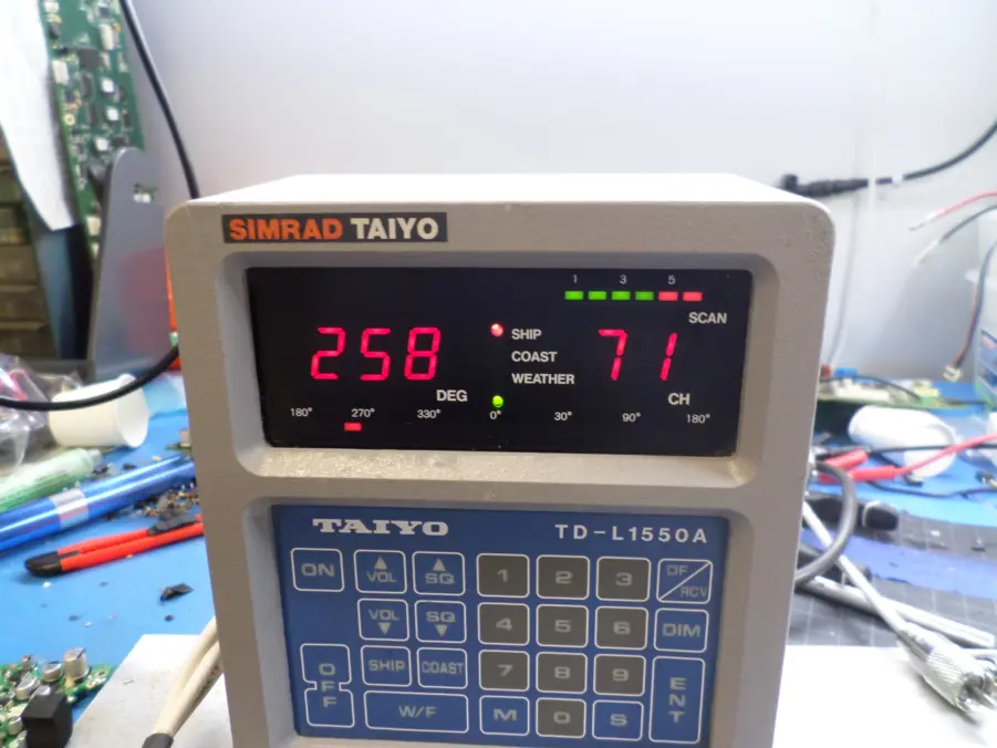 Simrad Taiyo TD-L1550A Complete VHF Automatic Digital Direction Finder System - Image 9