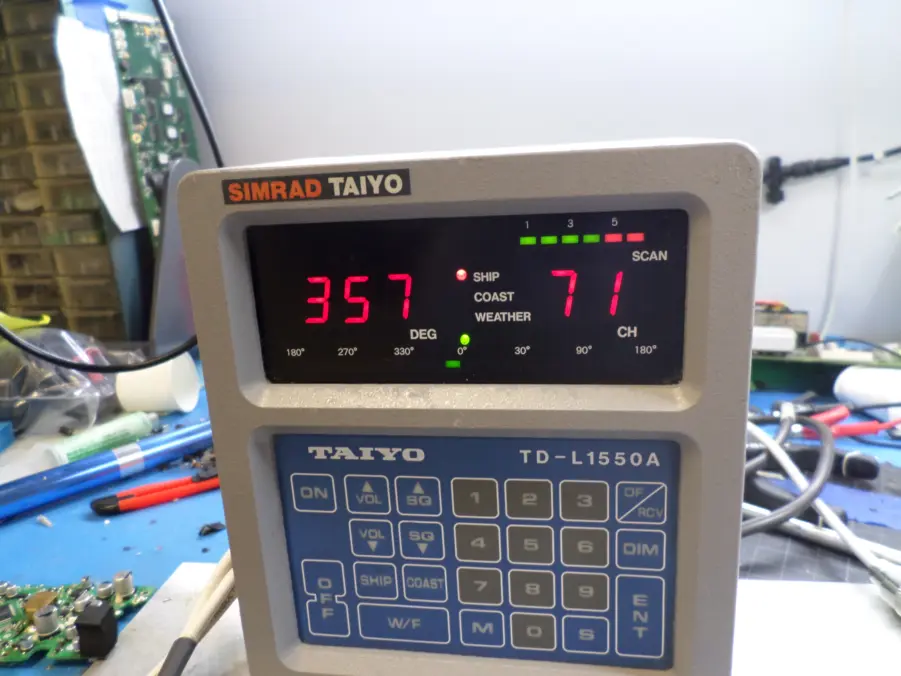 Simrad Taiyo TD-L1550A Complete VHF Automatic Digital Direction Finder System - Image 10