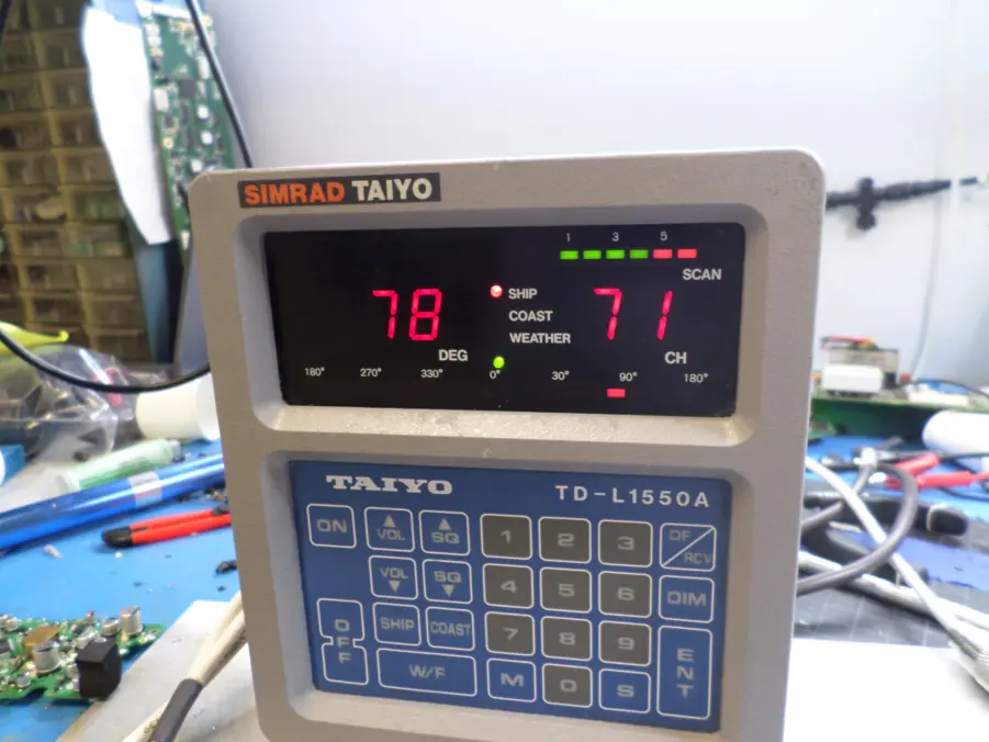 Simrad Taiyo TD-L1550A Complete VHF Automatic Digital Direction Finder System - Image 11